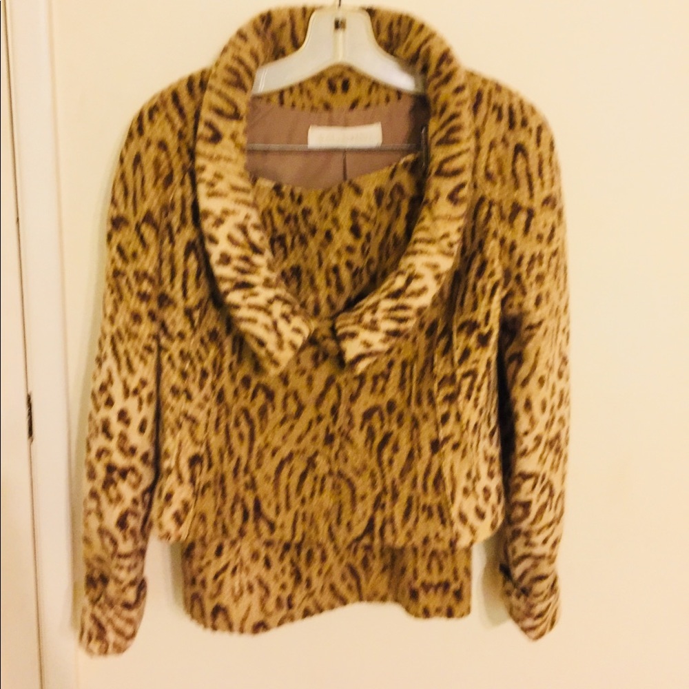 Valentino Animal Print Suit